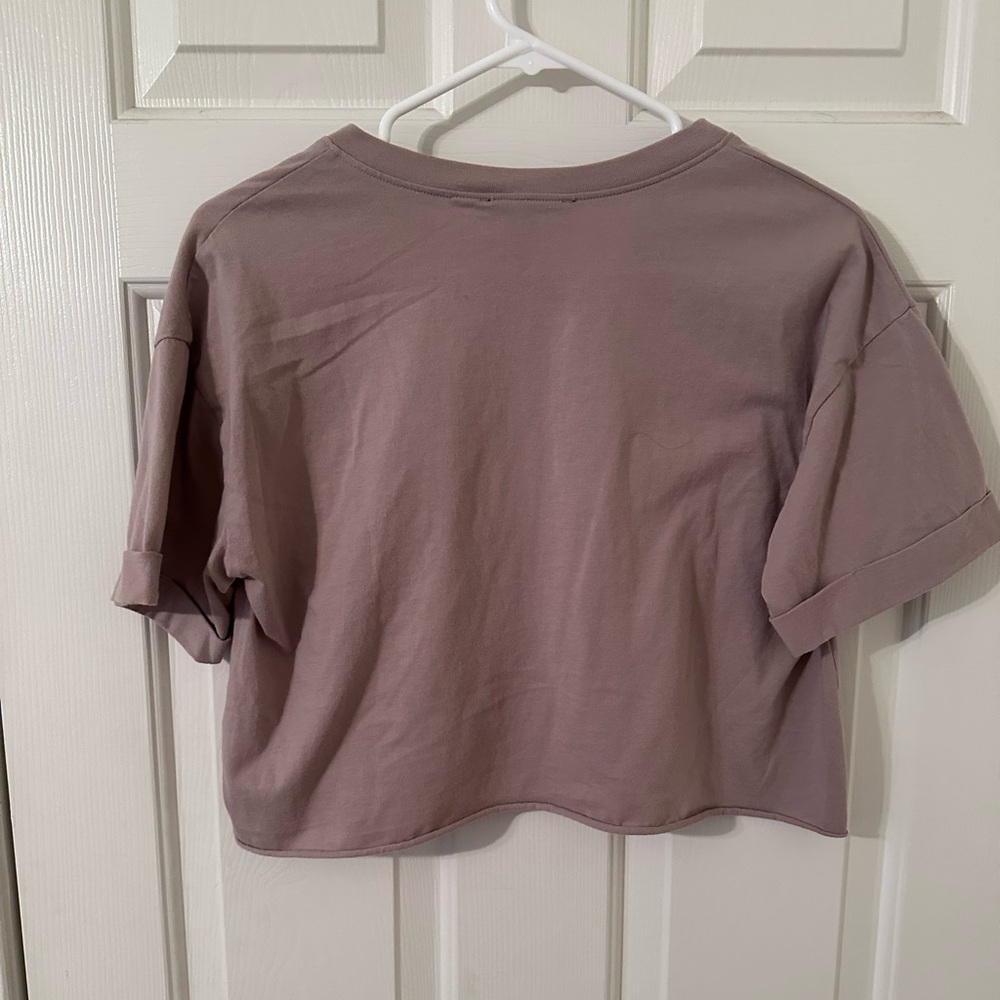 NWOT!! Tan crop top from forever 21, never worn! Super soft and cute! - Picture 3 of 3